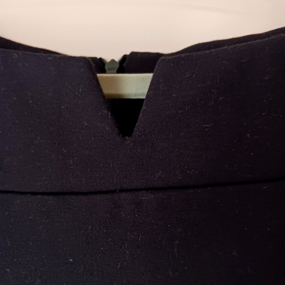 *Classy Black Fit And Flare Viscose Tea Dress - Picture 8 of 12